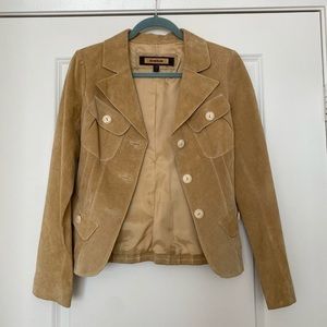NWOT Y2k Bebe Suede Leather Jacket